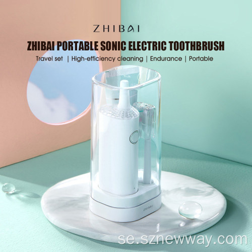 Zhibai Electric Toandborste Rechargeable USB Vattentät
